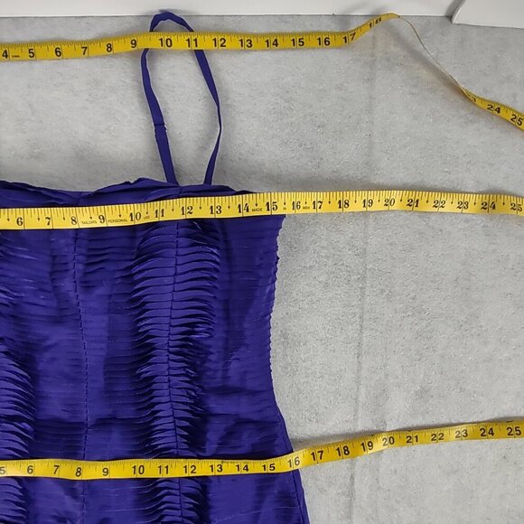Calvin Klein Purple, Above Knee, Bodycon Cocktail, Prom Semi Formal Dress Size 6 - Picture 9 of 11
